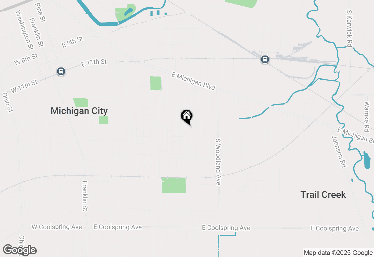 Map of 506 Jackson Street, Michigan City, IN 46360