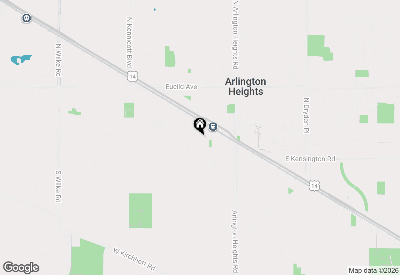 Map of 200 W Campbell Street #608, Arlington Heights, IL 60005