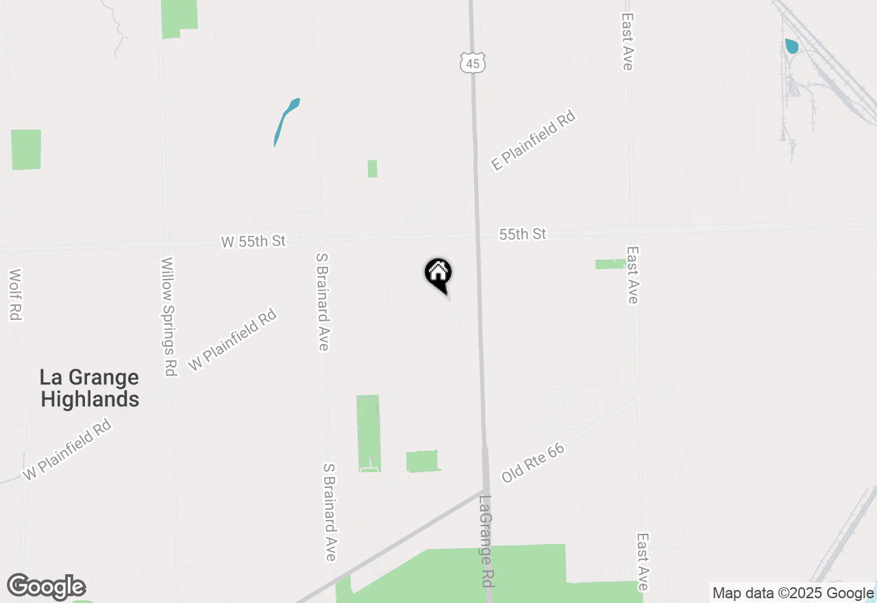 Map of 5655 Ashland Avenue, Countryside, IL 60525