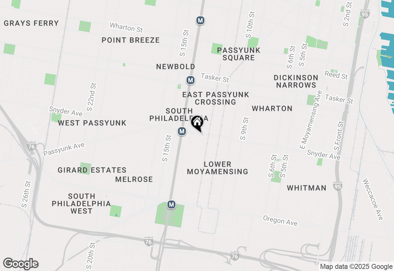 Map of 2109 S 13th Street, Philadelphia, PA 19148