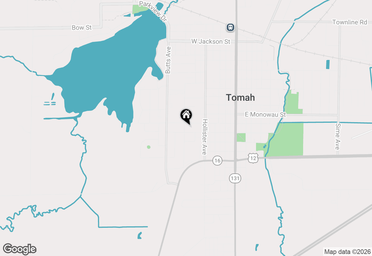 Map of 1216 Lincoln Ave, Tomah, WI 54660