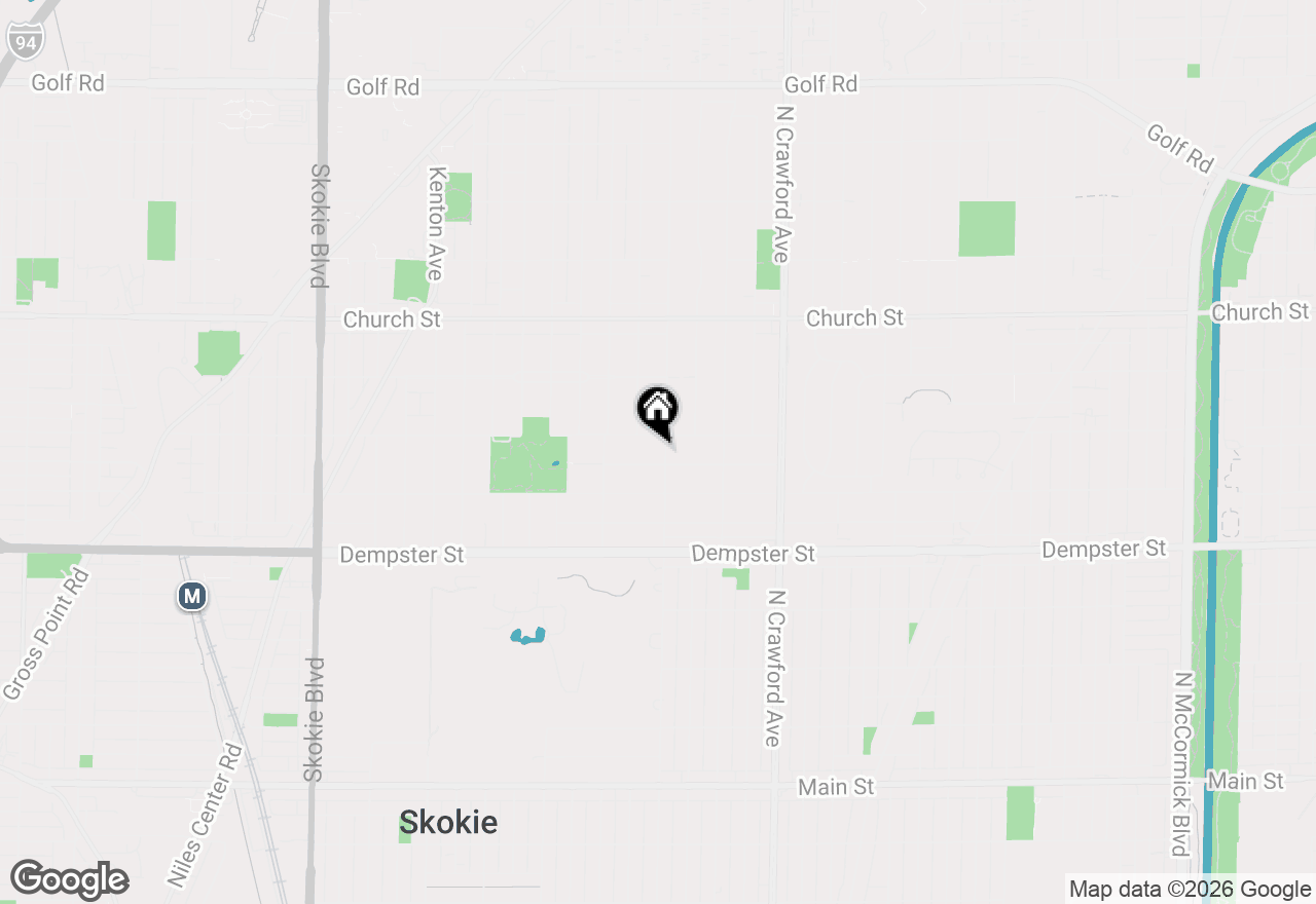 Map of 8938 Keeler Avenue, Skokie, IL 60076