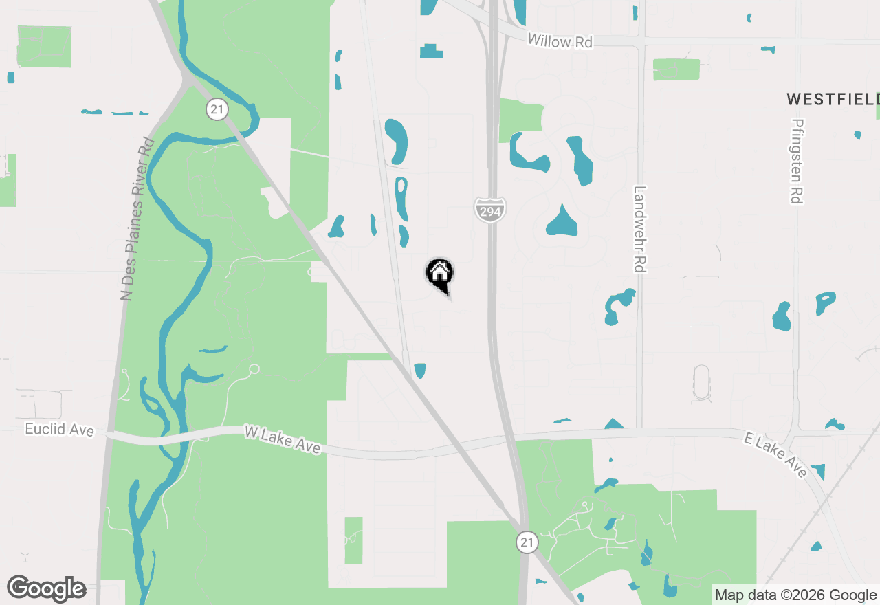 Map of 4574 Concord Lane, Northbrook, IL 60062