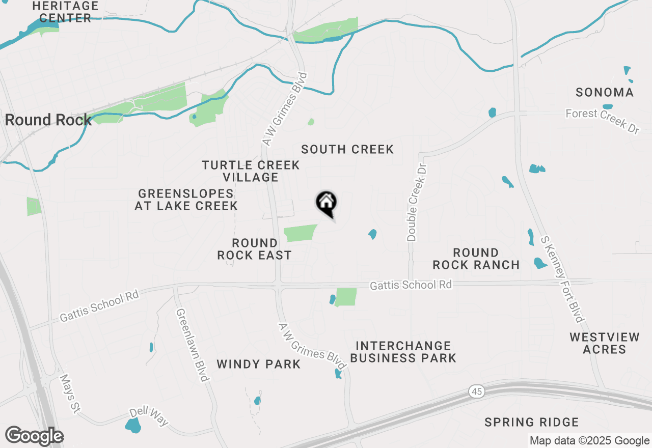 Map of 2141 Redwing Way, Round Rock, TX 78664
