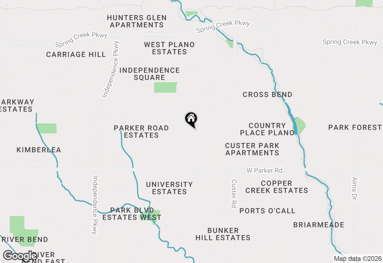 Map of 2318 Glen Forest Lane, Plano, TX 75023