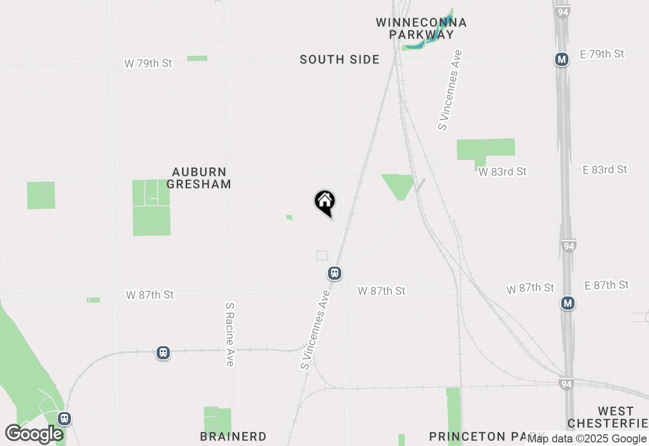 Map of 8438-40 S Green Street, Chicago, IL 60620