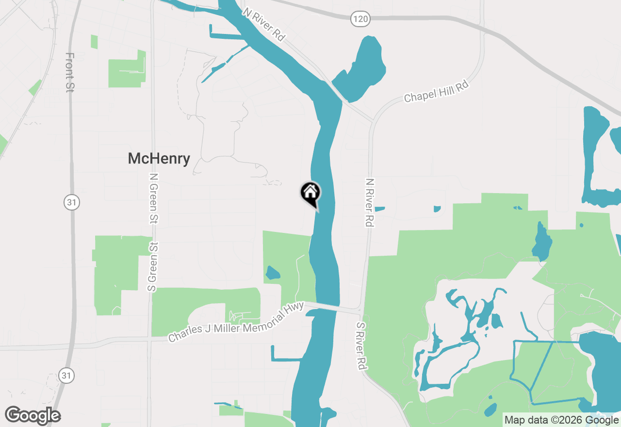 Map of 202 Country Club Drive, Mchenry, IL 60050