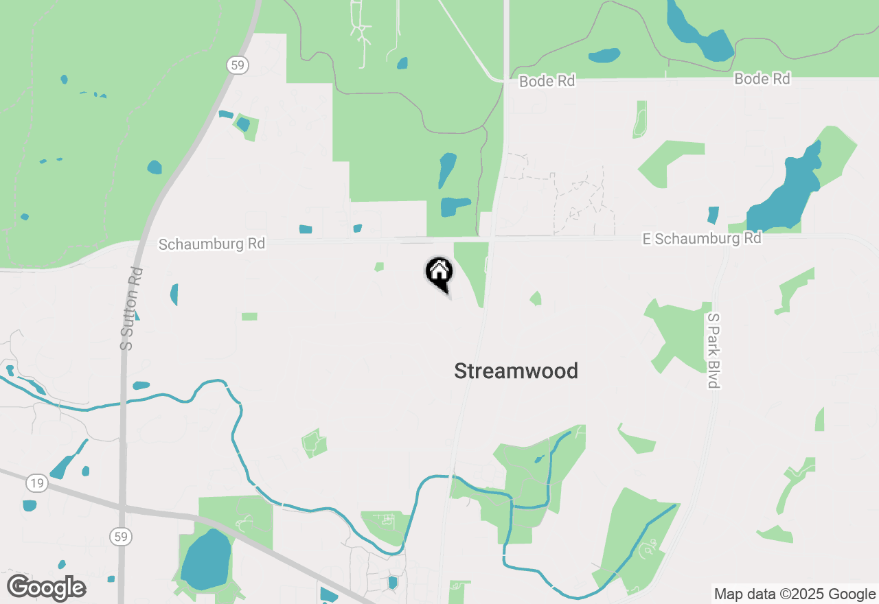 Map of 111 Timber Trail, Streamwood, IL 60107
