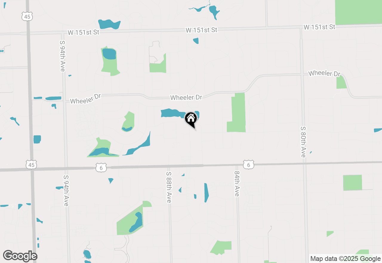 Map of 15720 Orlan Brook Drive #202, Orland Park, IL 60462