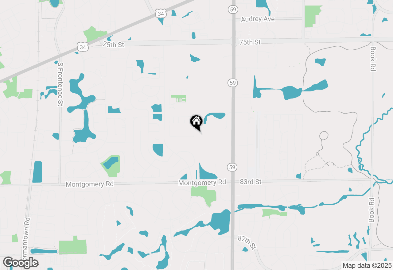 Map of 4320 Chelsea Manor Circle, Aurora, IL 60504