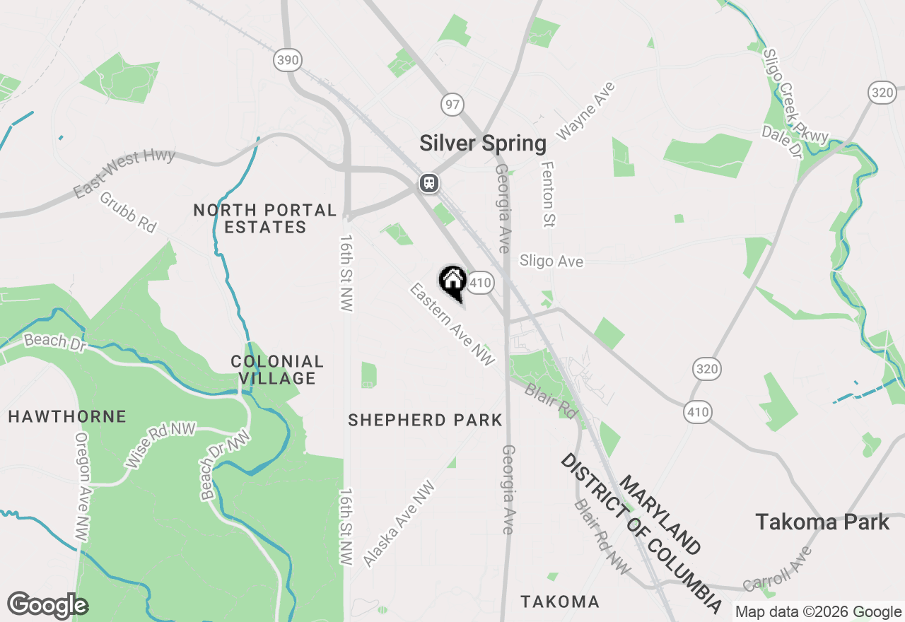 Map of 7981 Eastern Avenue #301, Silver Spring, MD 20910