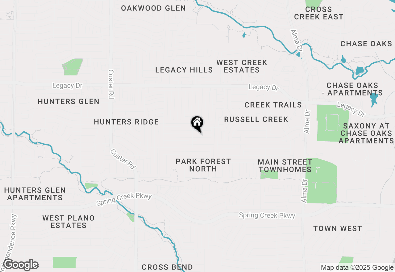 Map of 1632 Shreveport Trail, Plano, TX 75023