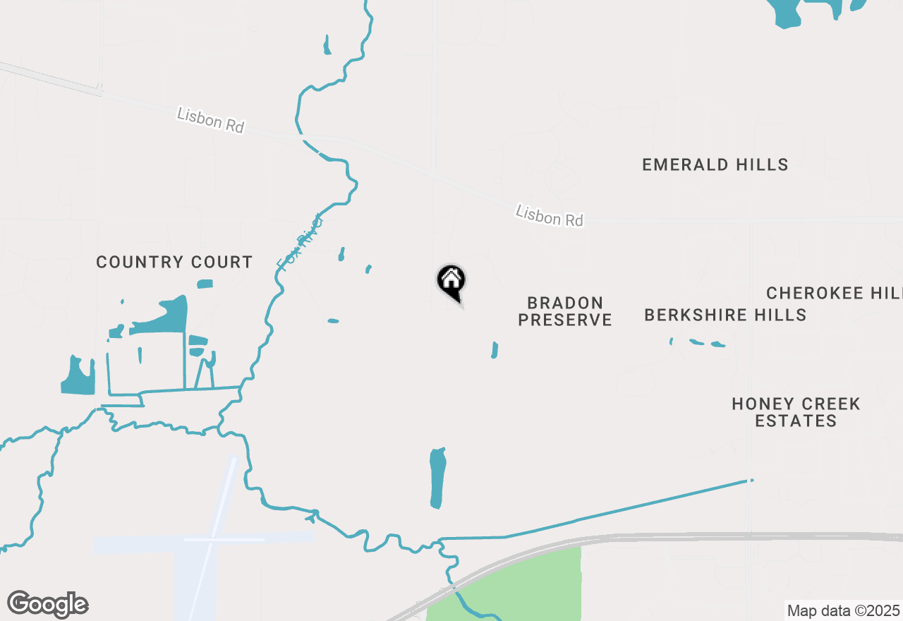 Map of 4585 Merrick Trl, Brookfield, WI 53045