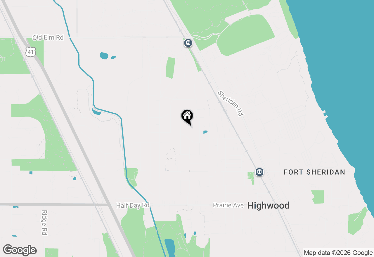 Map of 3064 Greenwood Avenue, Highland Park, IL 60035