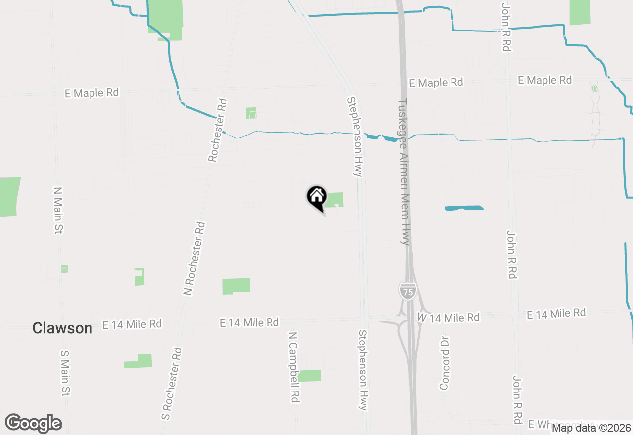 Map of 1382 Key West Drive, Troy, MI 48083
