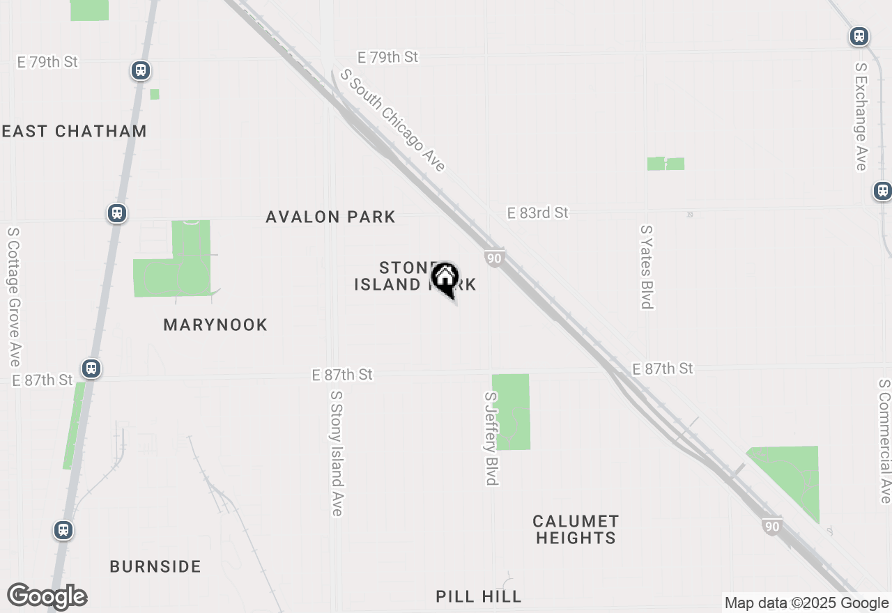 Map of 8518 S Bennett Avenue, Chicago, IL 60617