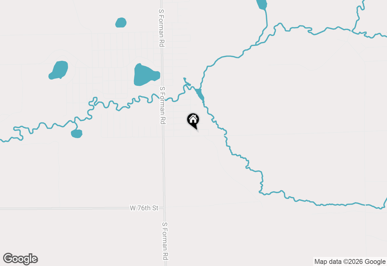 Map of 8990 S Crosby Road, Idlewild, MI 49642