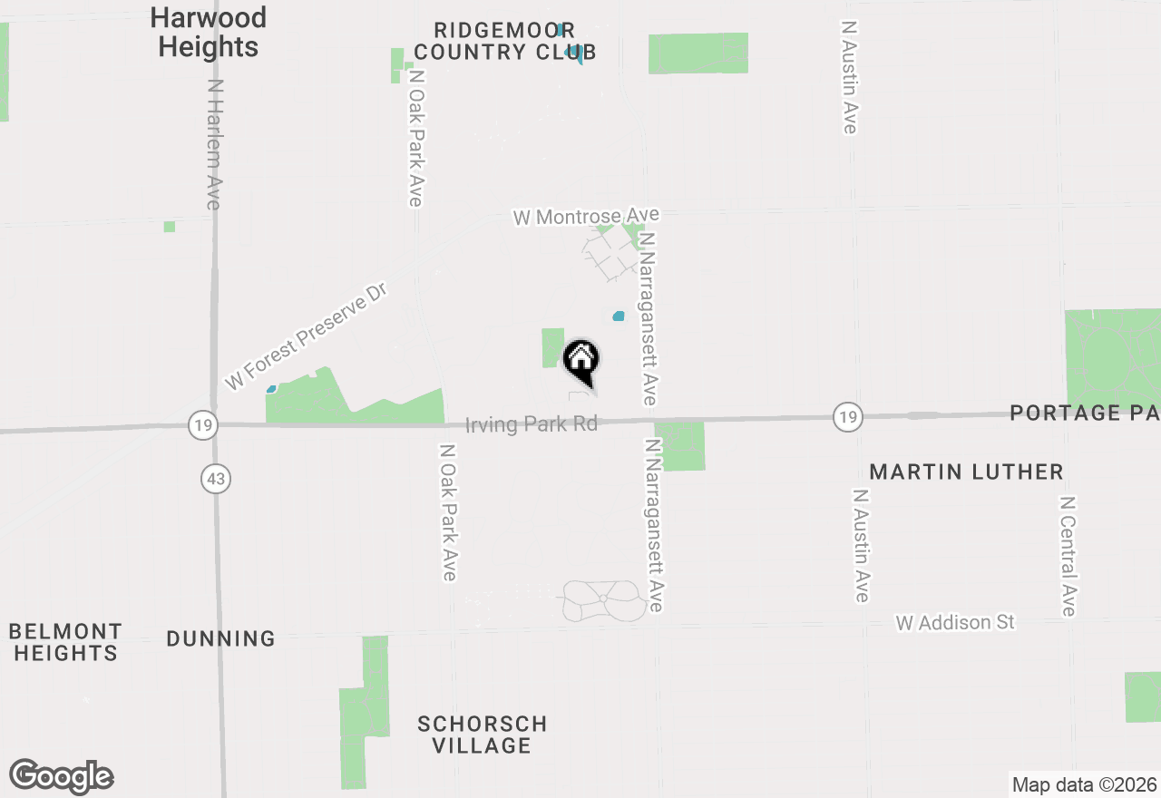 Map of 6526 W Irving Park Road #505, Chicago, IL 60634