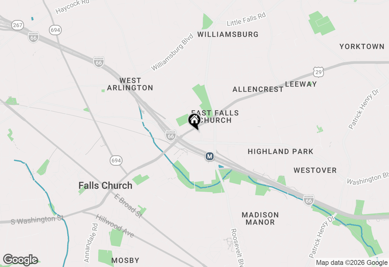 Map of 6712 Langston Boulevard #C, Arlington, VA 22205