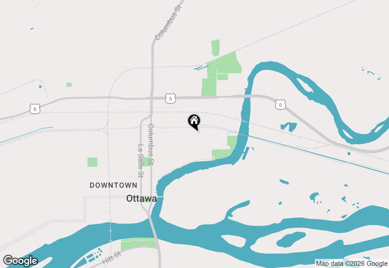 Map of 522 E Superior Street, Ottawa, IL 61350