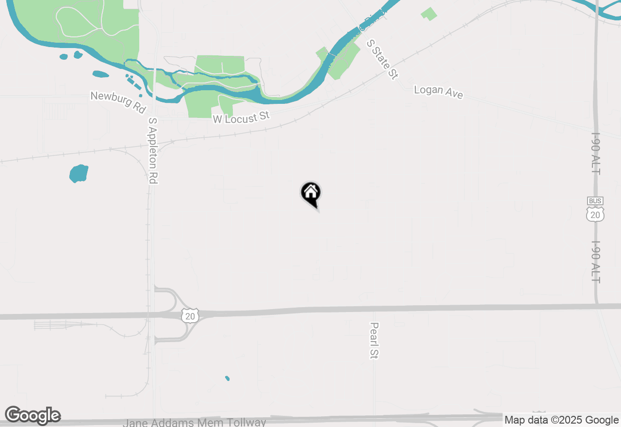 Map of 616 W 6th Street, Belvidere, IL 61008