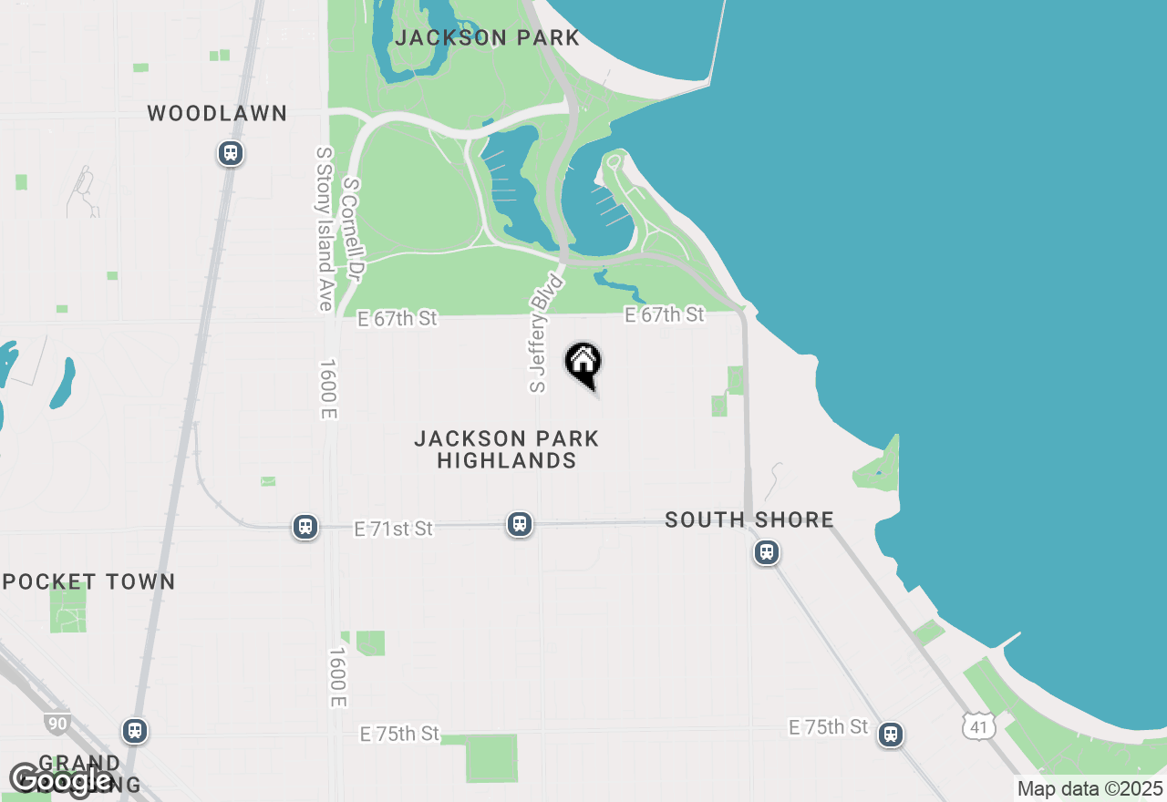 Map of (Address confidential), Chicago, Illinois 60649