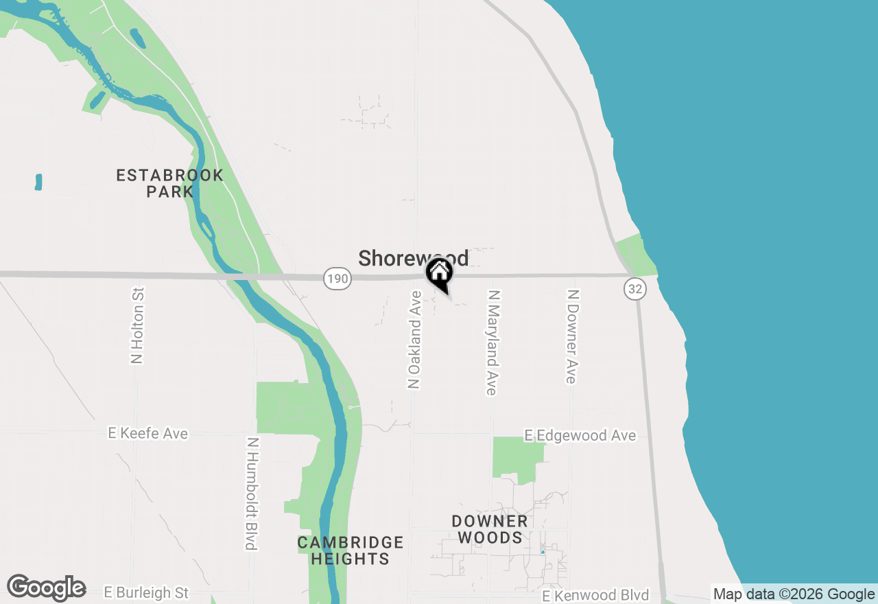 Map of 1906 E Shorewood Blvd #259, Shorewood, WI 53211