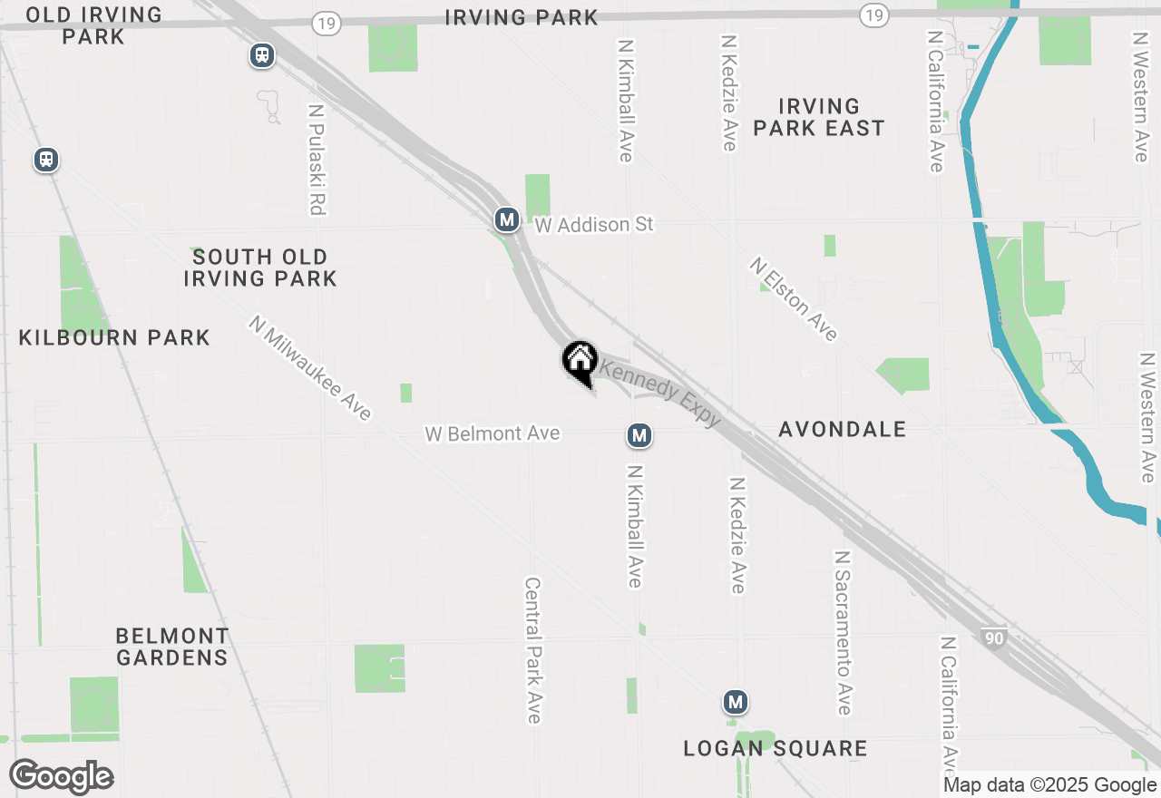 Map of 3510 W Melrose Street, Chicago, IL 60618