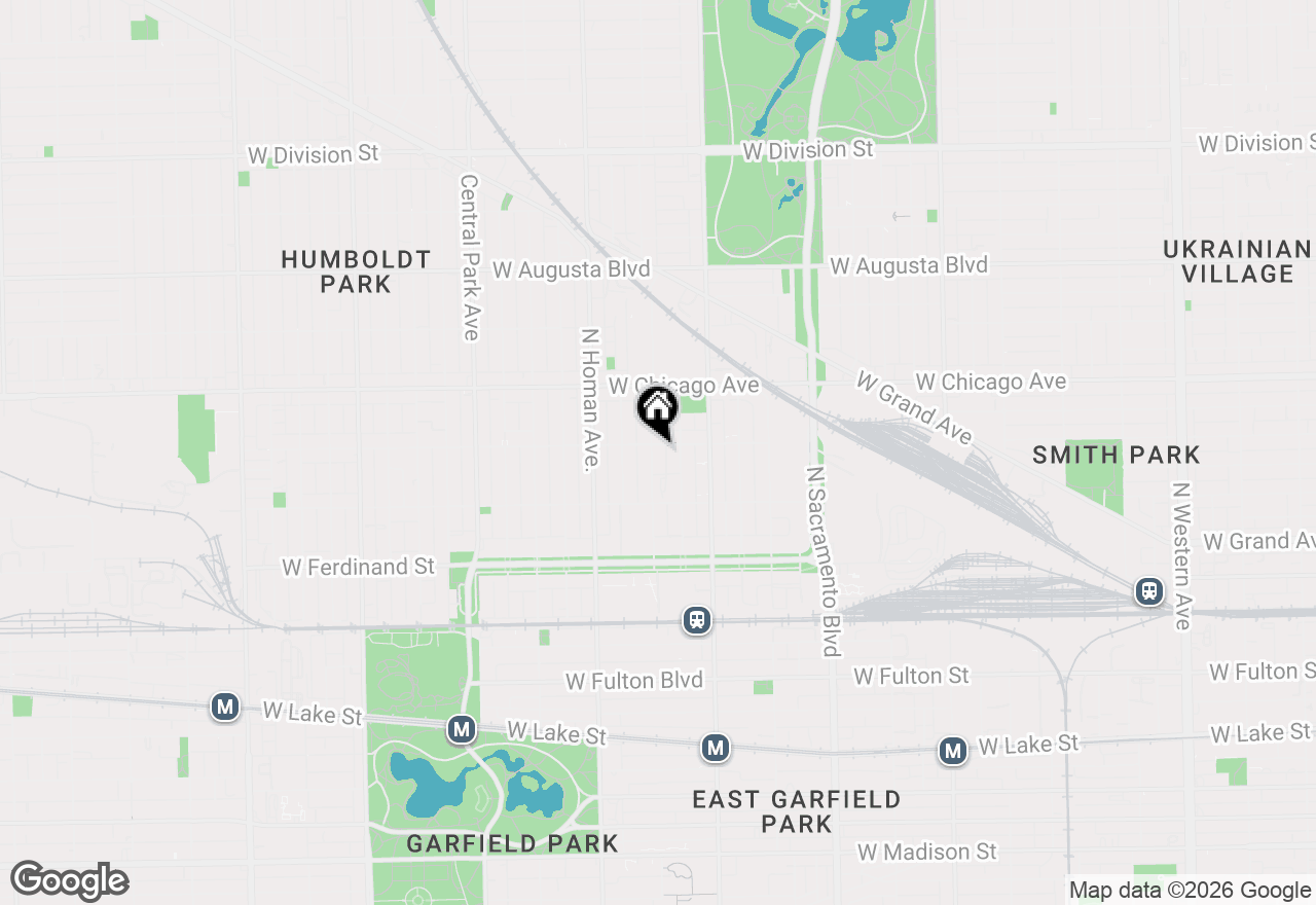 Map of 653 N Spaulding Avenue, Chicago, IL 60624