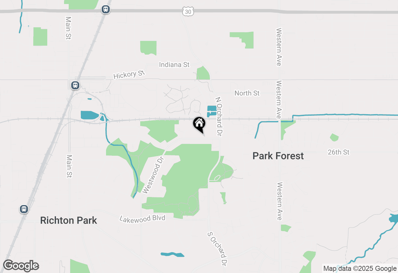 Map of 118 Westwood Drive, Park Forest, IL 60466