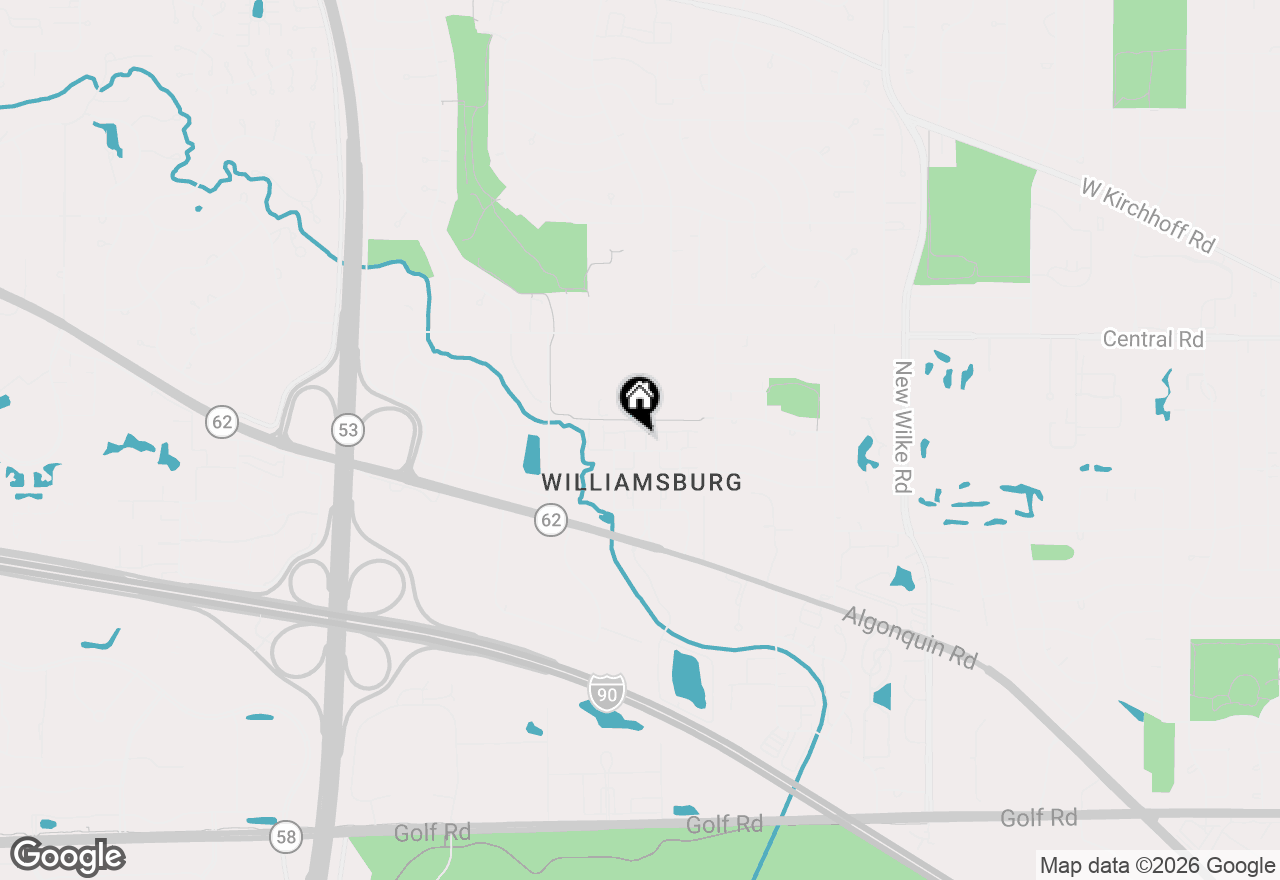 Map of 2830 Northampton Drive #A1, Rolling Meadows, IL 60008