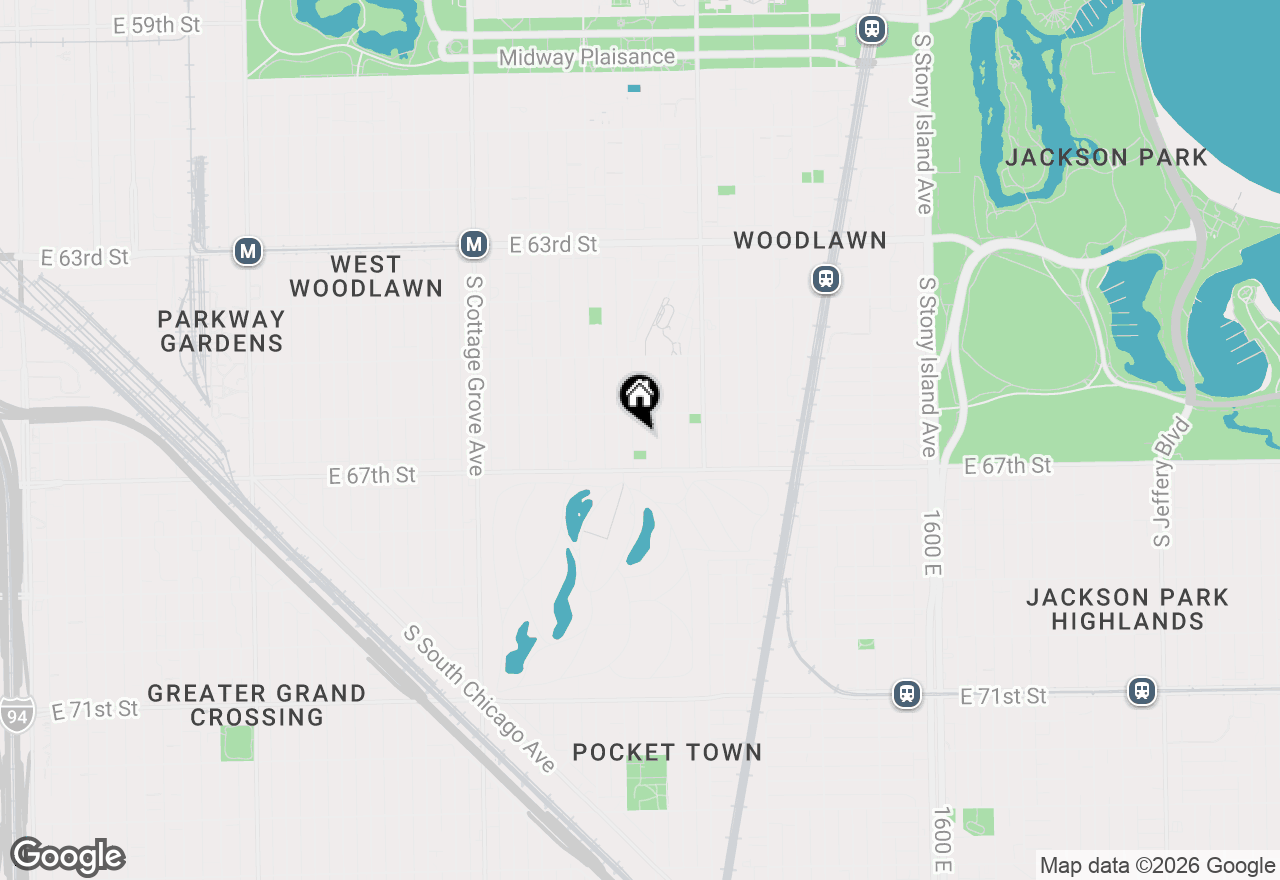 Map of 6624 S University Avenue, Chicago, IL 60637