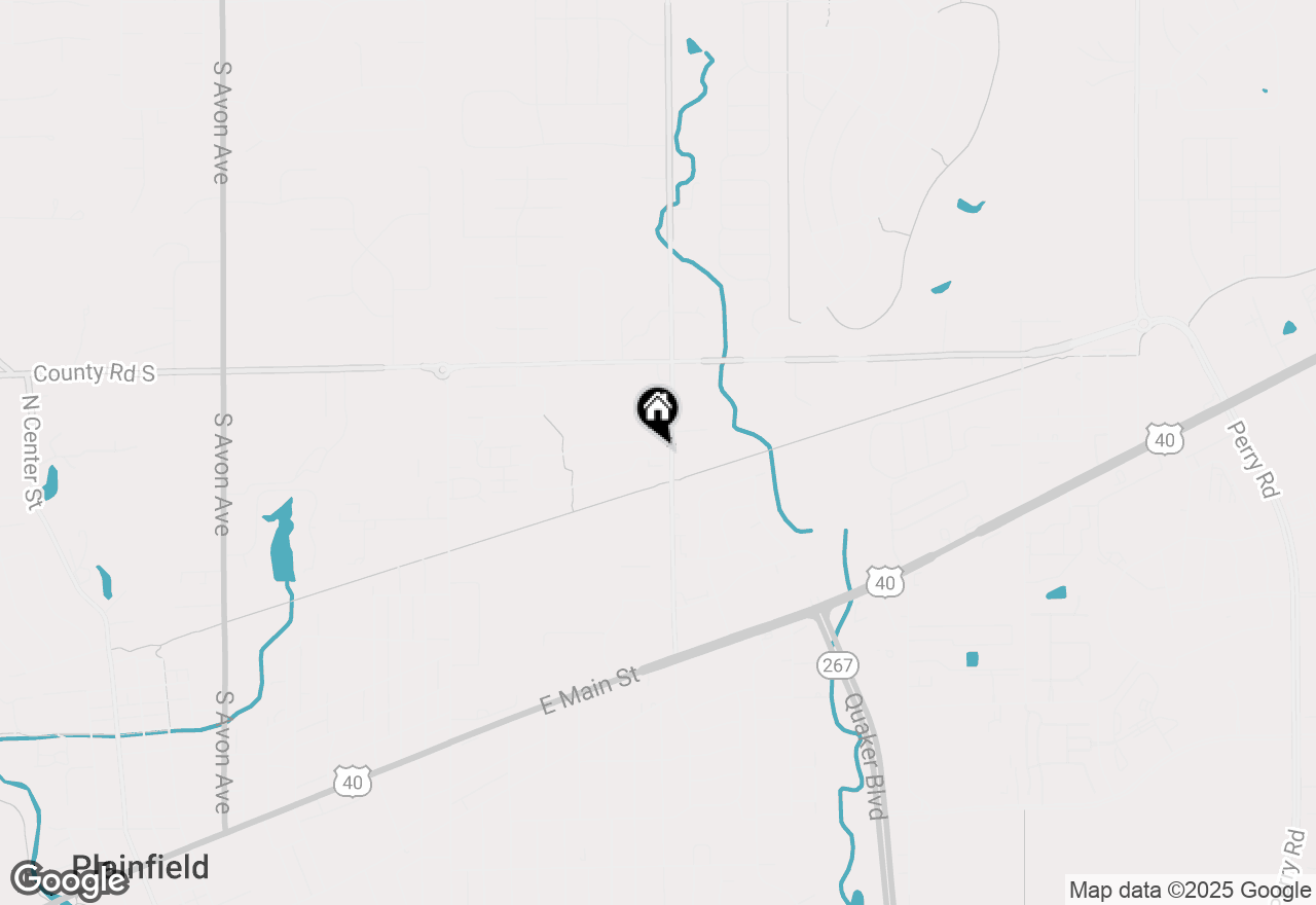 Map of 1590 Blackthorne Trail N, Plainfield, IN 46168