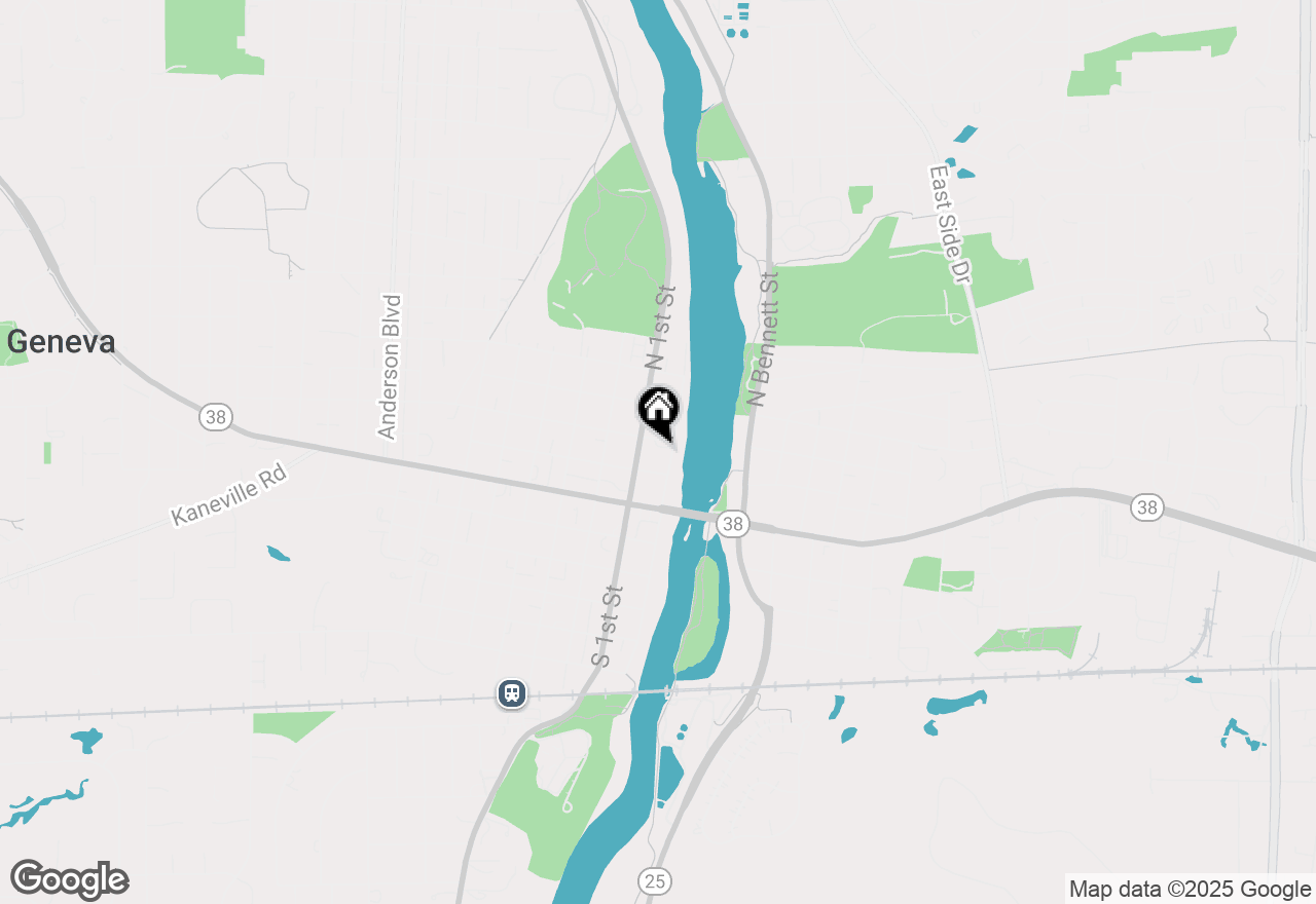 Map of 100 N River Lane #305, Geneva, IL 60134