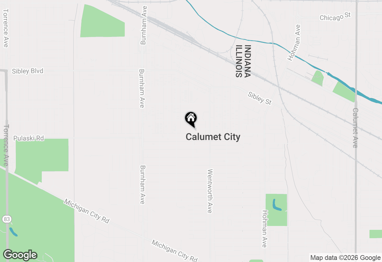 Map of 303 W 153rd Place, Calumet City, IL 60409