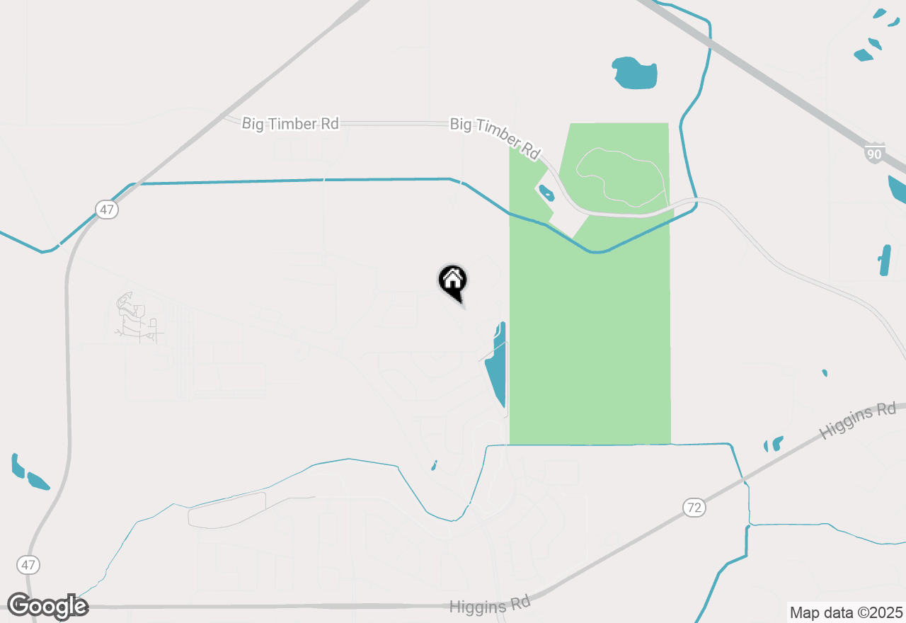 Map of 2438 Plains Drive, Pingree Grove, IL 60140