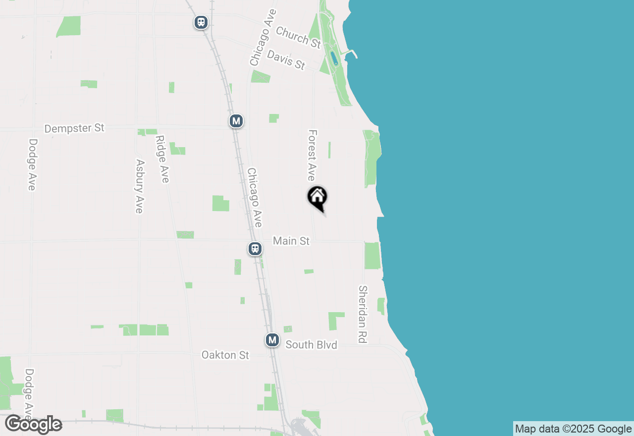 Map of 240 Lee Street #G, Evanston, IL 60202