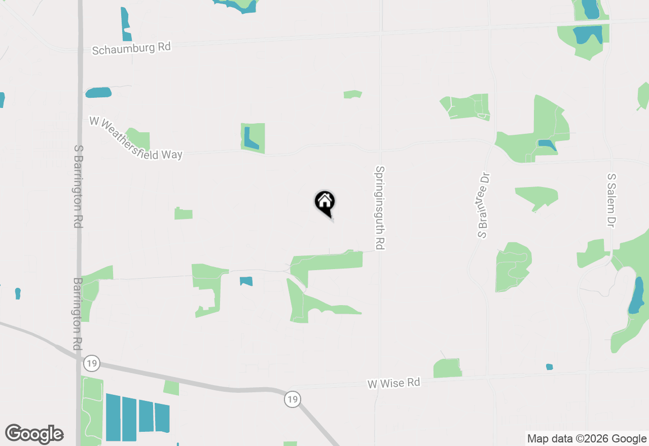 Map of 616 Clover Lane, Schaumburg, IL 60193
