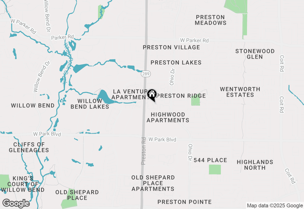 Map of 2524 Preston Road #204, Plano, TX 75093