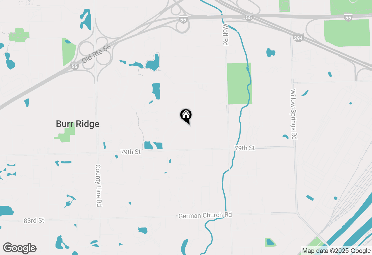 Map of 11480 Circle Drive, Burr Ridge, IL 60527