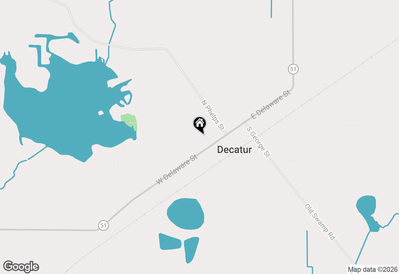 Map of 202 W Saint Marys Street, Decatur, MI 49045
