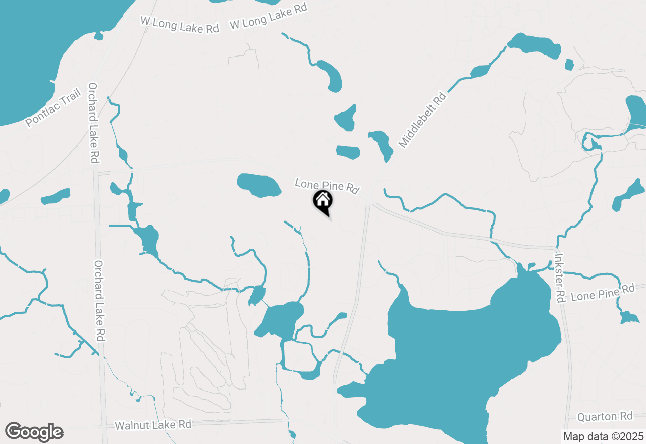 Map of 3058 Bloomfield Park Drive, West Bloomfield, MI 48323