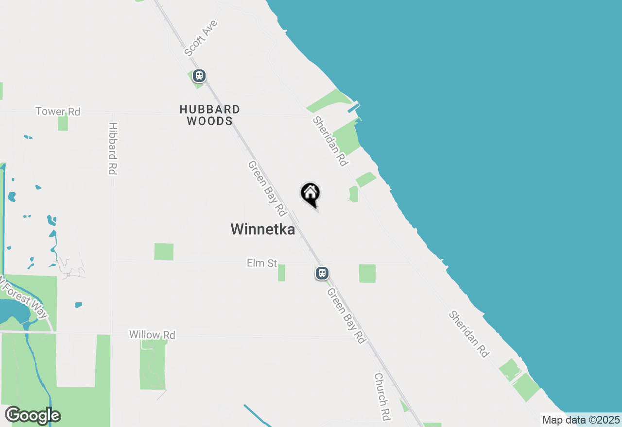 Map of 656 Lincoln Avenue, Winnetka, IL 60093