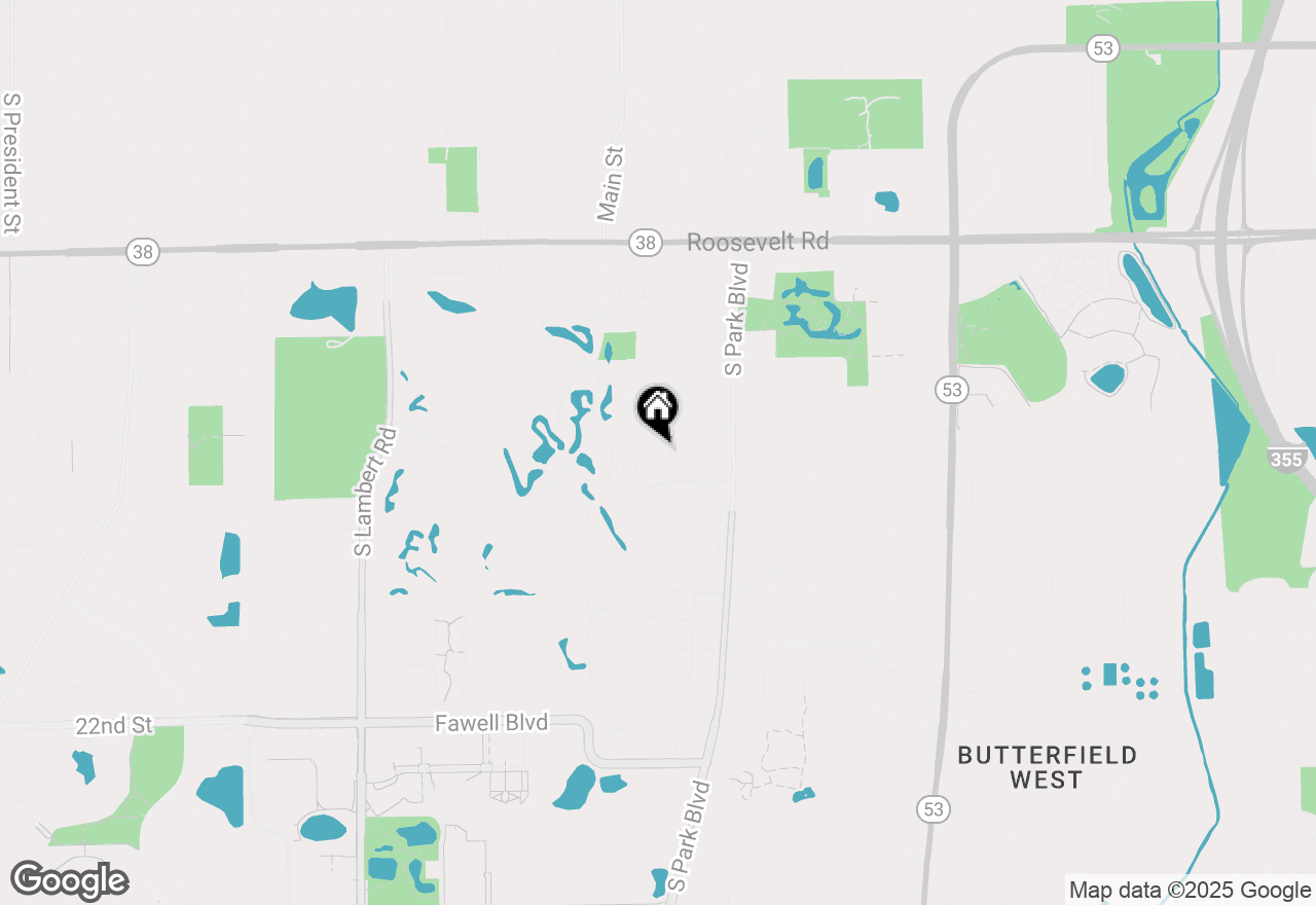 Map of 556 Lowden Avenue, Glen Ellyn, IL 60137