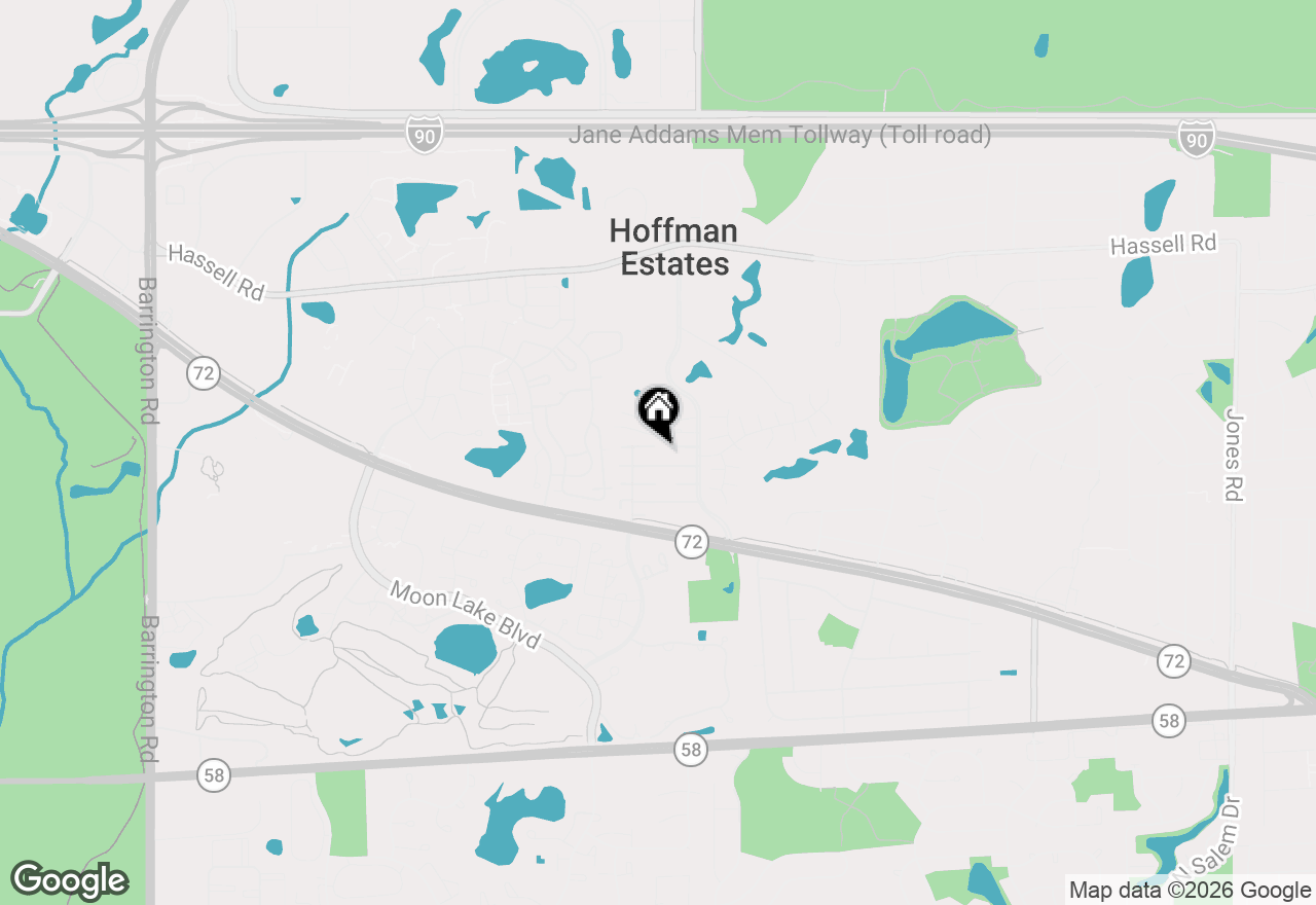 Map of 1724 Fayette Walk #F, Hoffman Estates, IL 60169