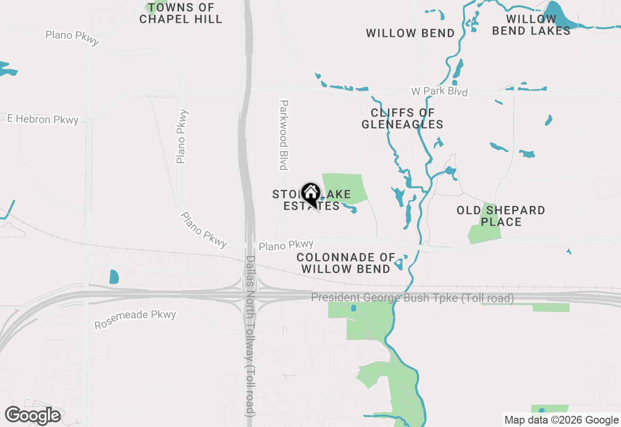Map of 1401 Beaver Creek Drive, Plano, TX 75093