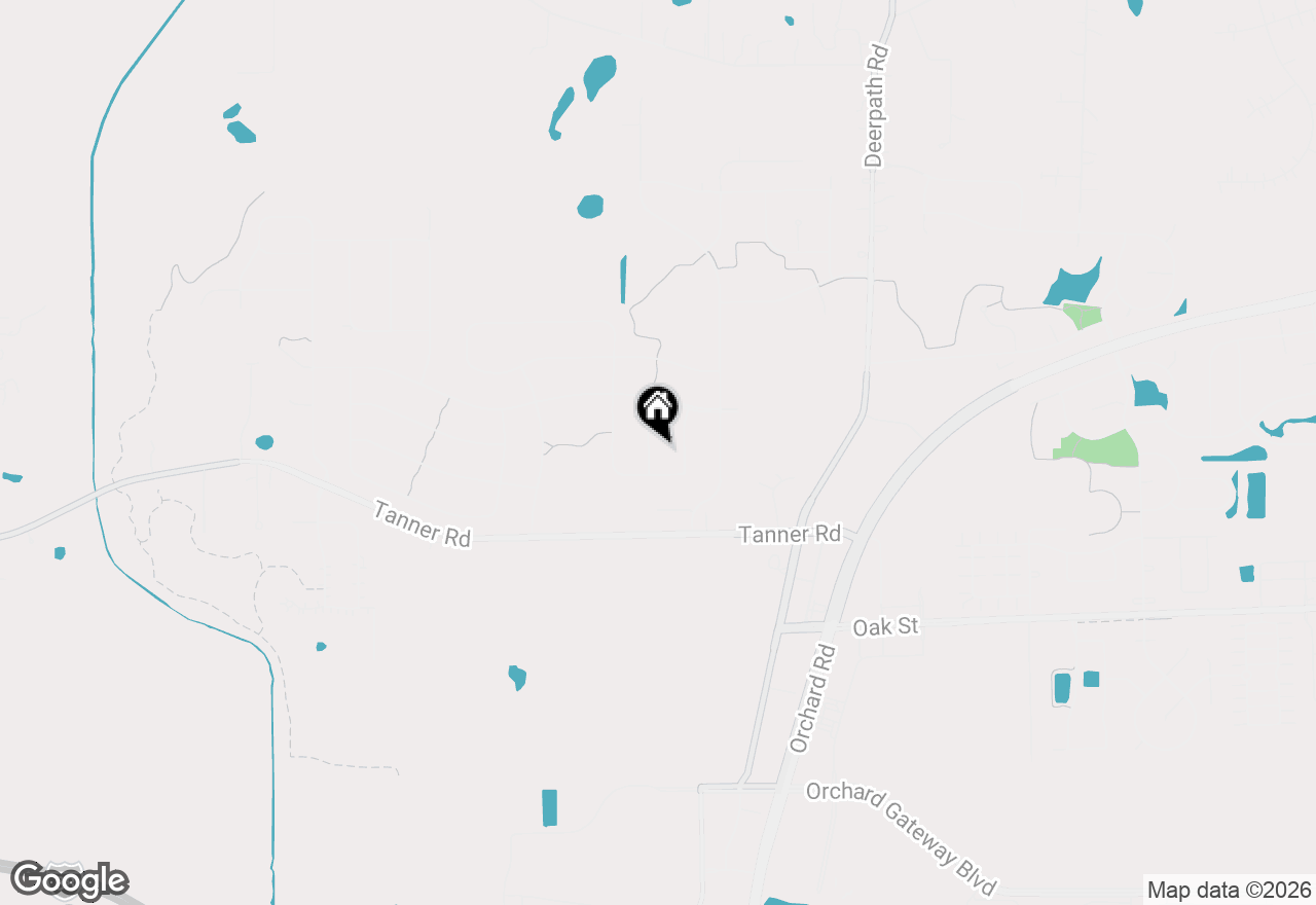 Map of 443 Glover Drive, North Aurora, IL 60542