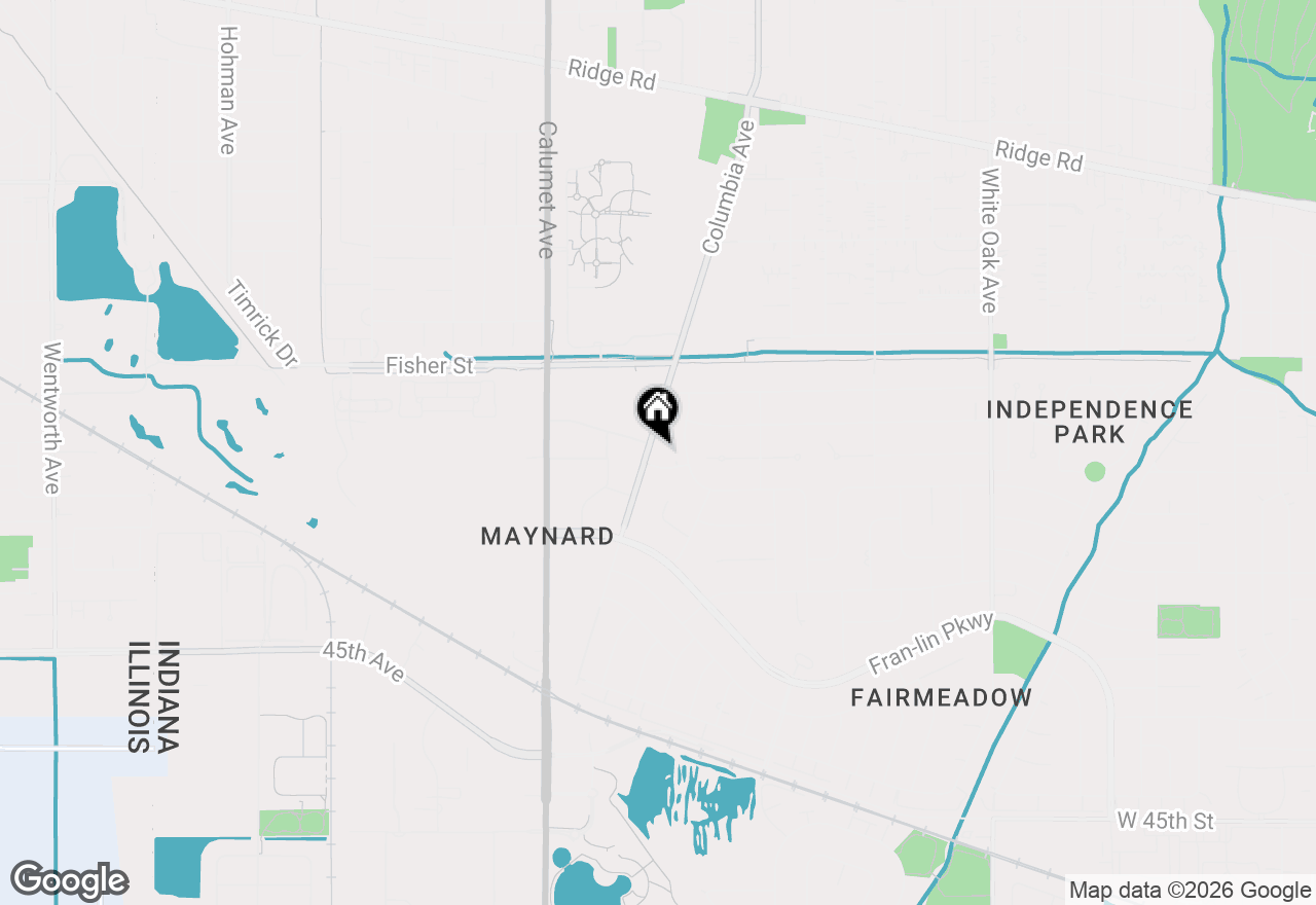 Map of 9031 Columbia Avenue, Munster, IN 46321