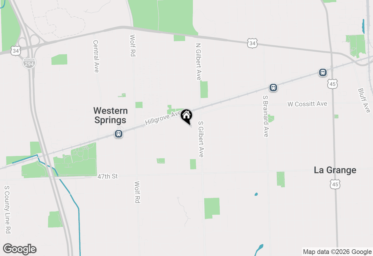 Map of 4436 Harvey Avenue, Western Springs, IL 60558