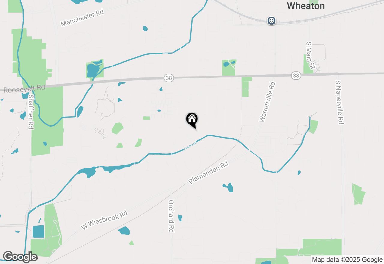 Map of 1221 S Gables Boulevard, Wheaton, IL 60189